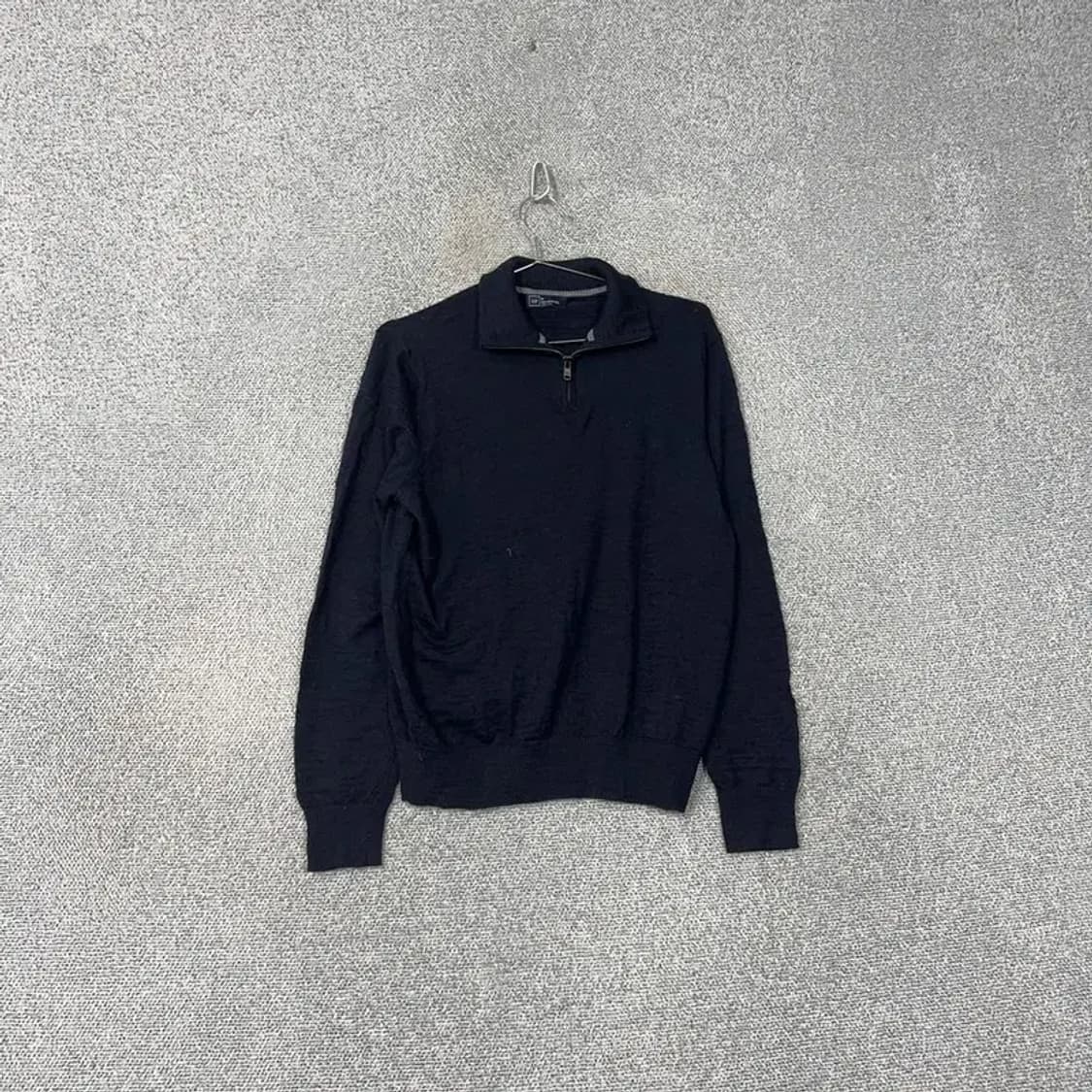 갭 반집업 네이비 니트 M 상품이미지1