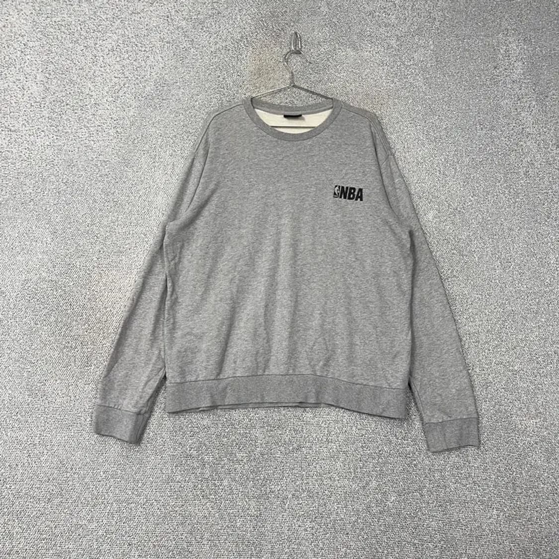 NBA 프린팅 그레이 맨투맨 XXL 상품이미지1