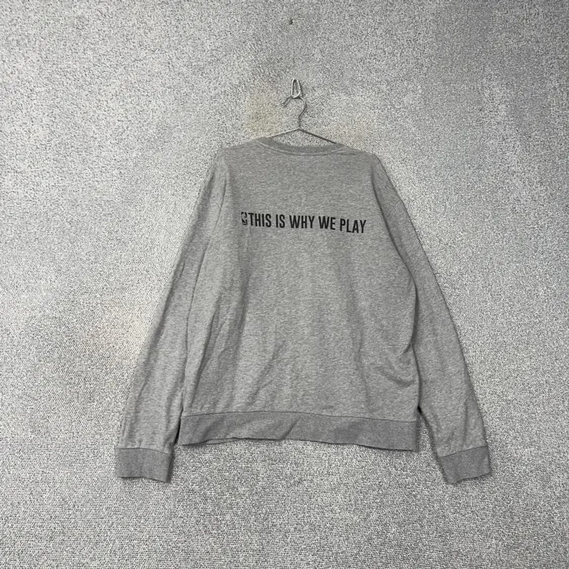 NBA 프린팅 그레이 맨투맨 XXL 상품이미지2