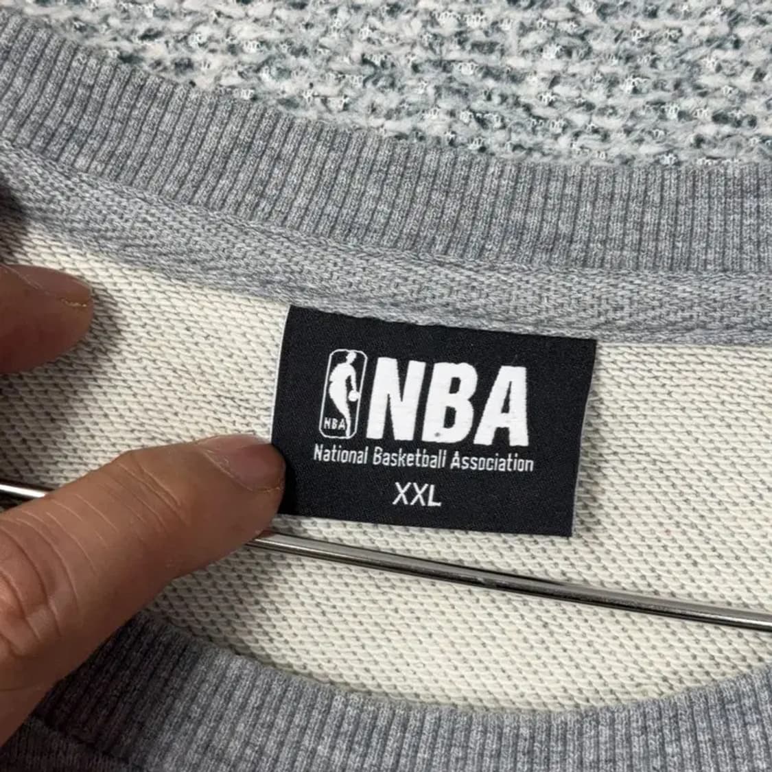 NBA 프린팅 그레이 맨투맨 XXL 상품이미지4