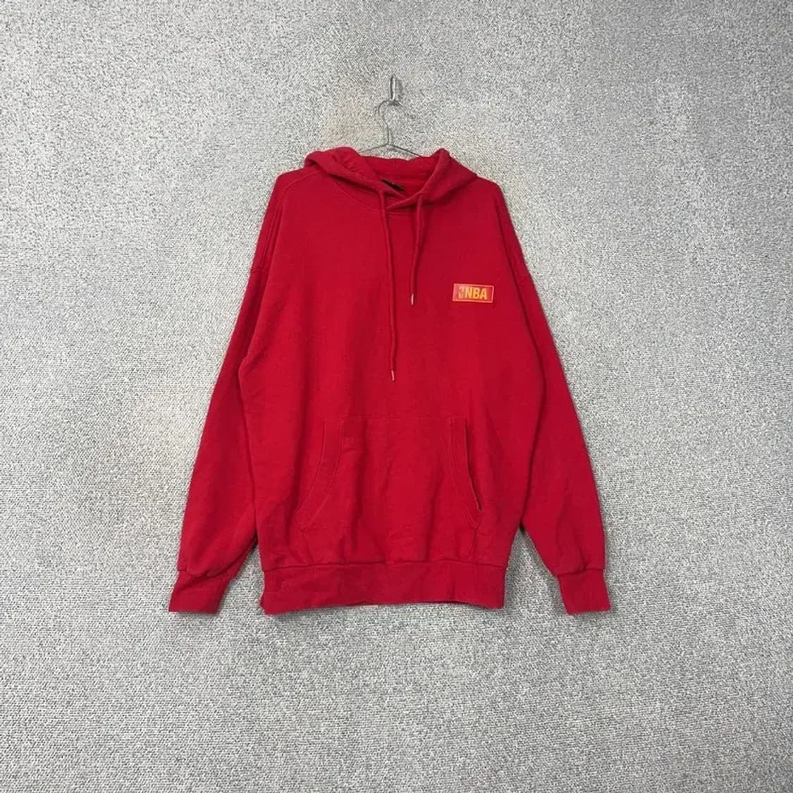 NBA 로고 레드 후드티 M 상품이미지1
