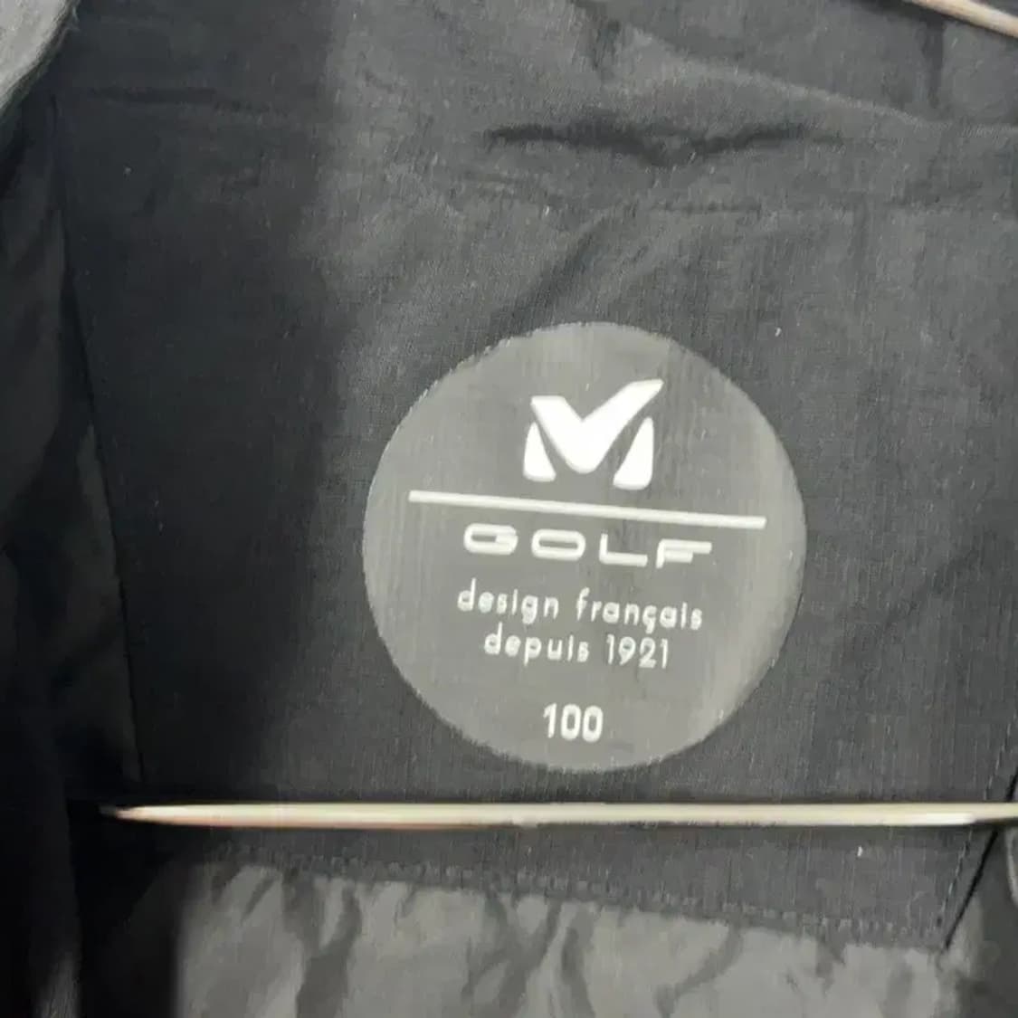 밀레 골프 블랙 나일론 자켓 100 상품이미지3