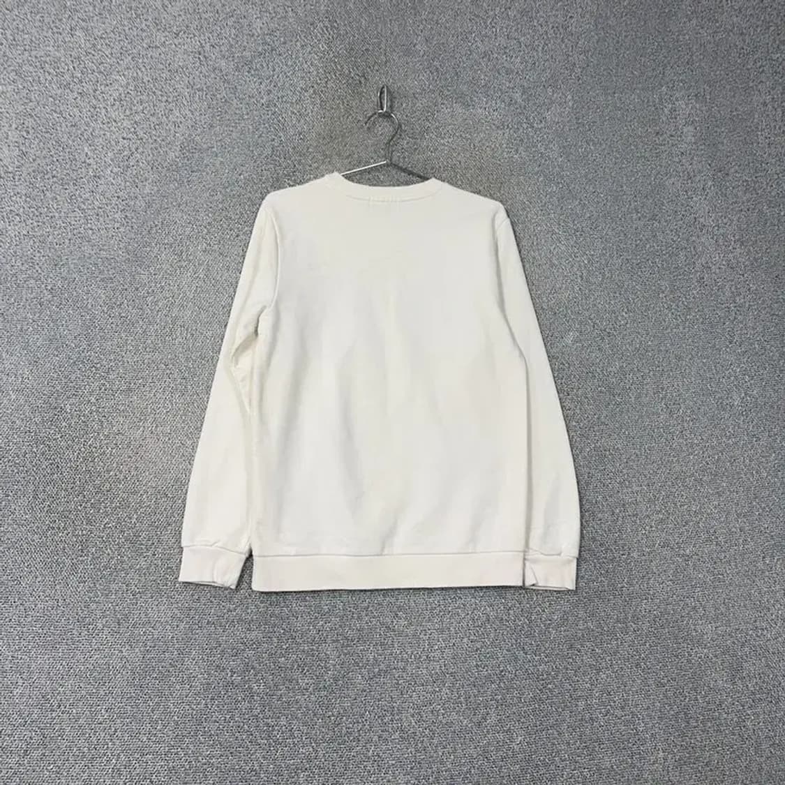 지프 프린팅 화이트 로고 캐주얼 맨투맨 M 상품이미지2