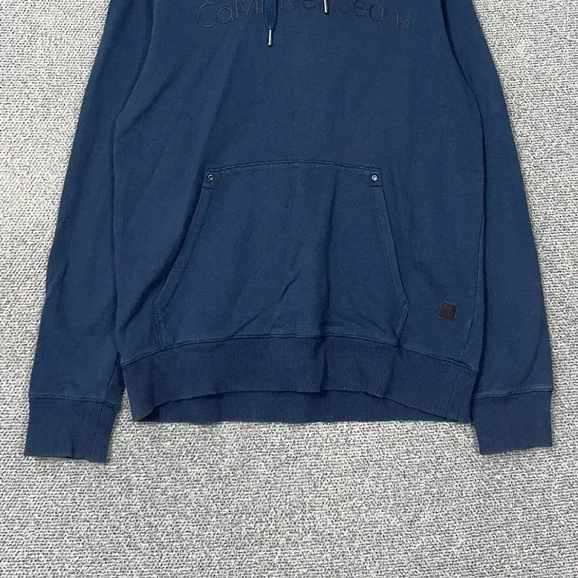 캘빈클라인 로고 네이비 캐주얼 후드티 L 상품이미지4