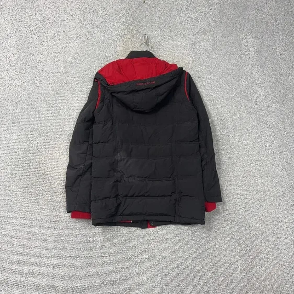 게스 포켓 덕다운 블랙 패딩 95 상품이미지2