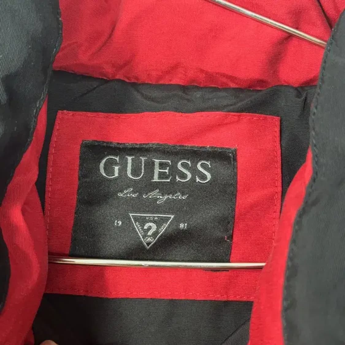 게스 포켓 덕다운 블랙 패딩 95 상품이미지5