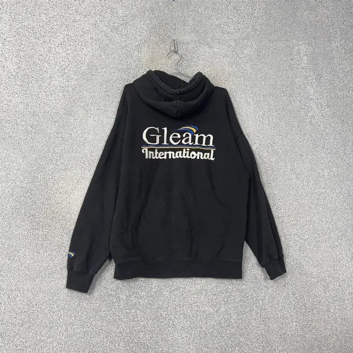 소버먼트 오버핏 블랙 후드티 L 상품이미지2