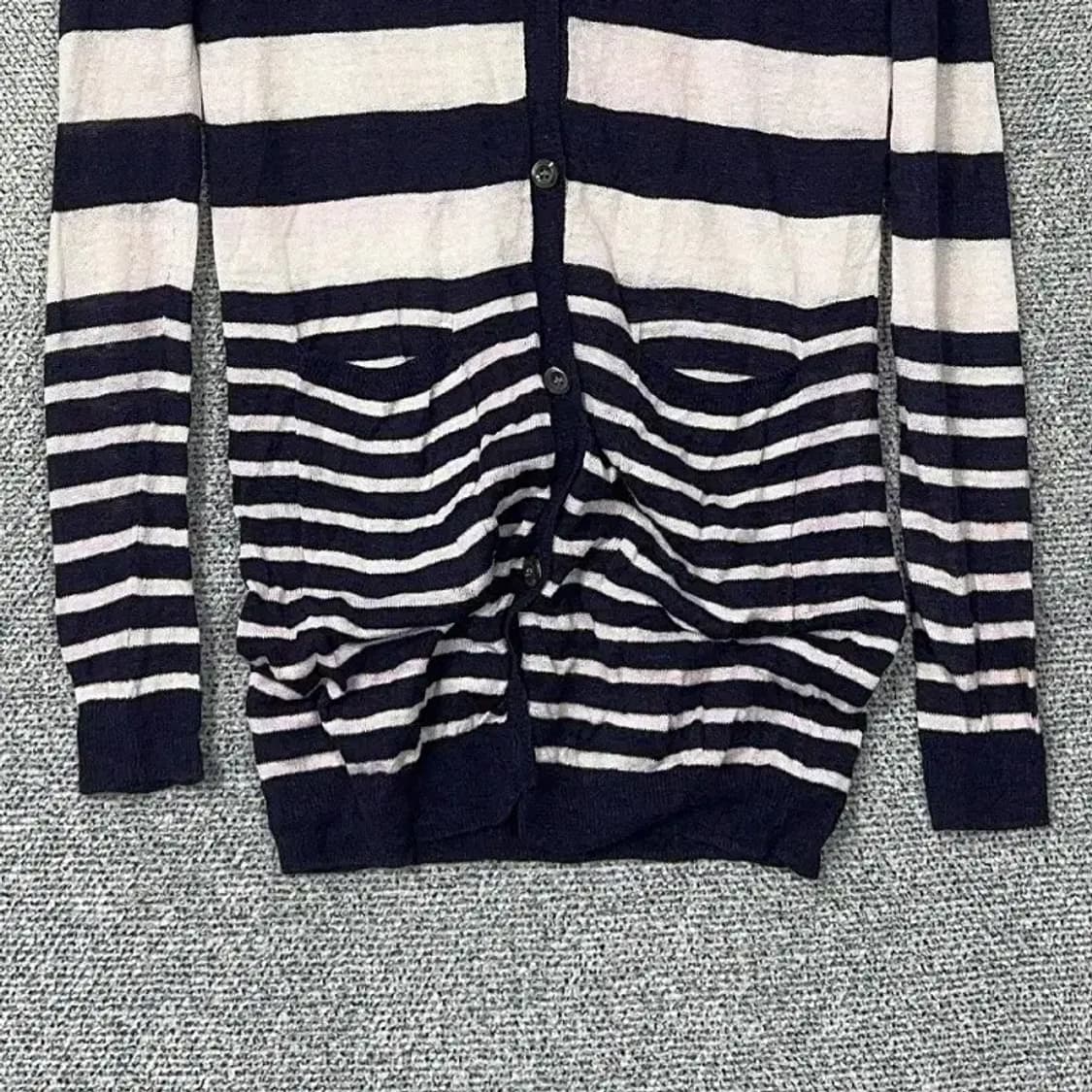 쉬스미스 스트라이프 네이비 가디건 55 상품이미지4