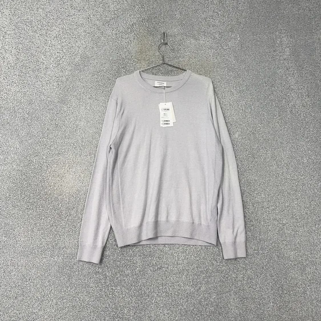 [새상품] 에디션 남성 캐시미어 그레이 니트 105 상품이미지1