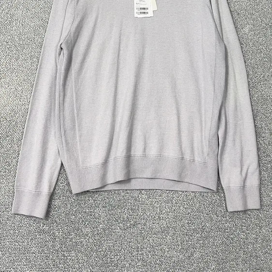 [새상품] 에디션 남성 캐시미어 그레이 니트 105 상품이미지4