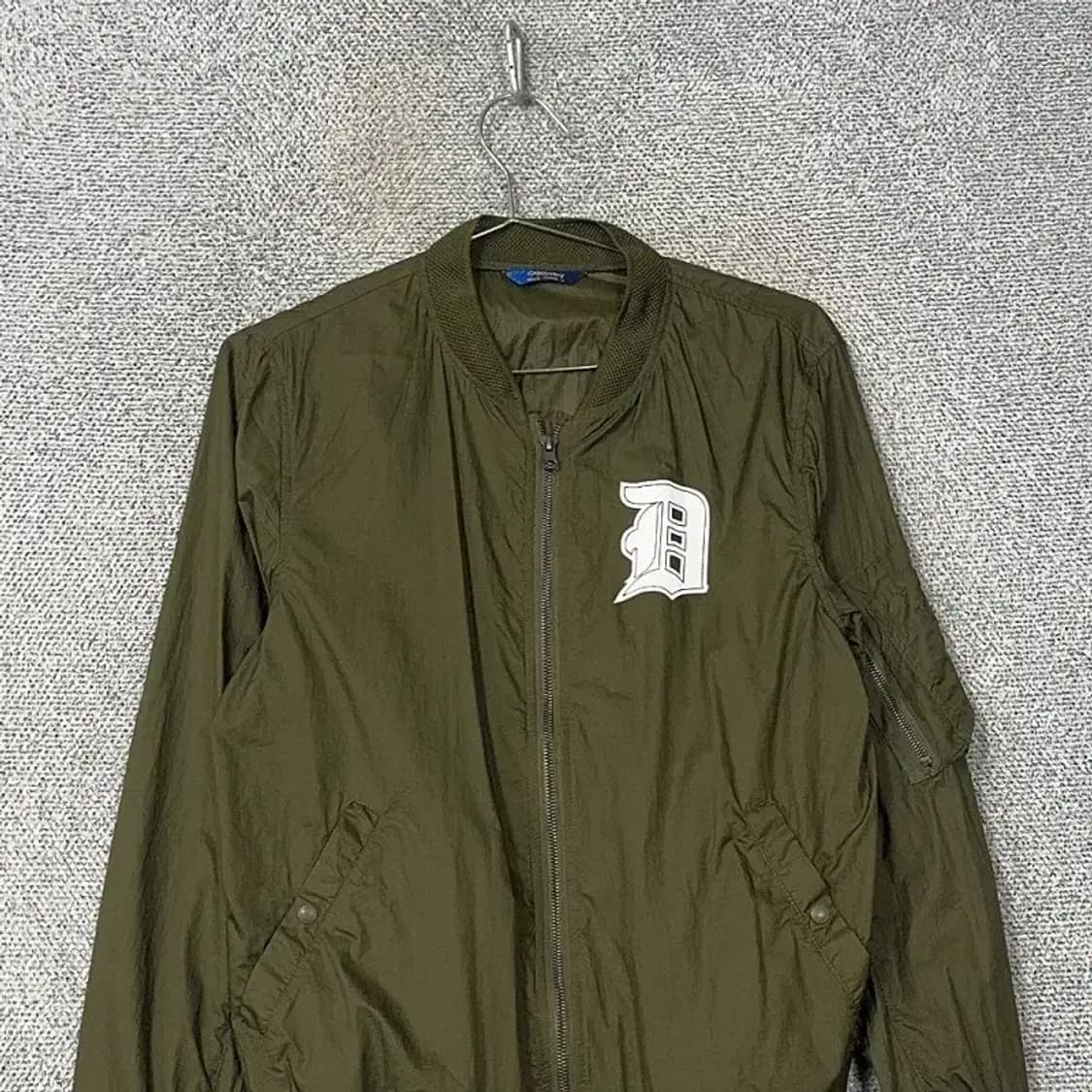 디스커버리 로고 카키 블루종 자켓 M 상품이미지3