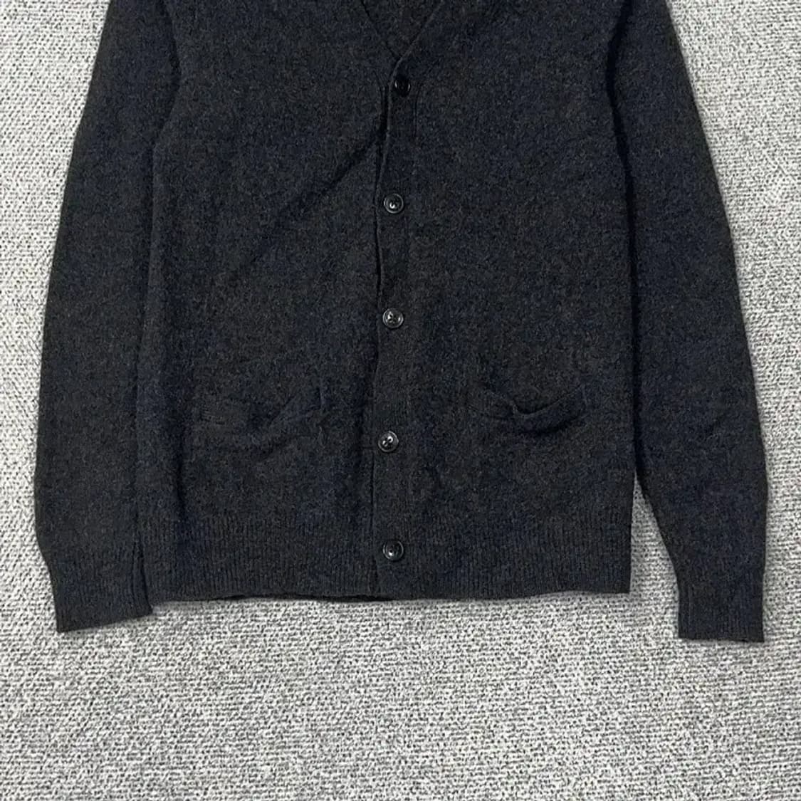 유니클로 그레이 울 가디건 L 상품이미지4