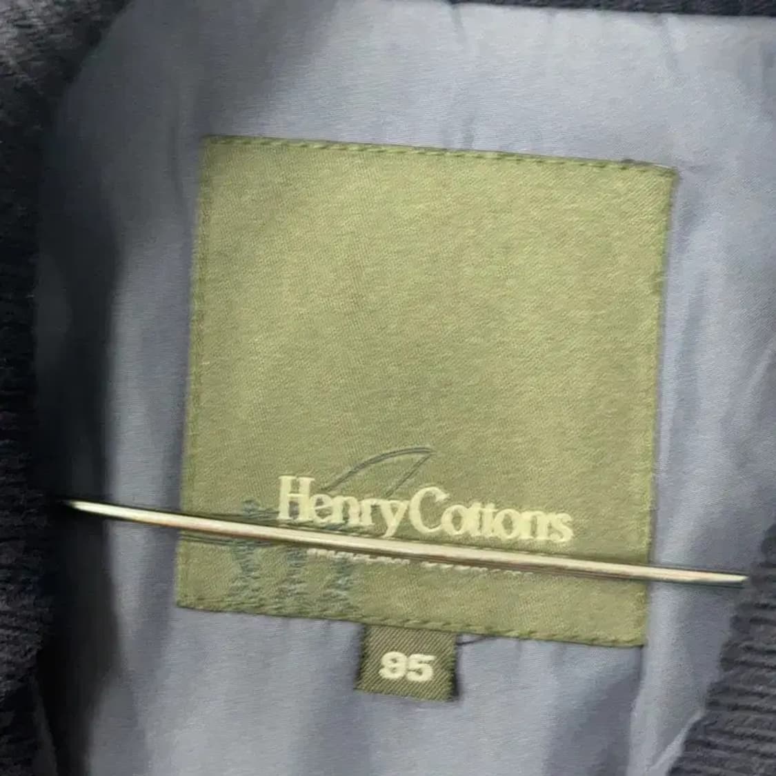 핸리코튼 캐주얼 네이비 집업 자켓 95 상품이미지7