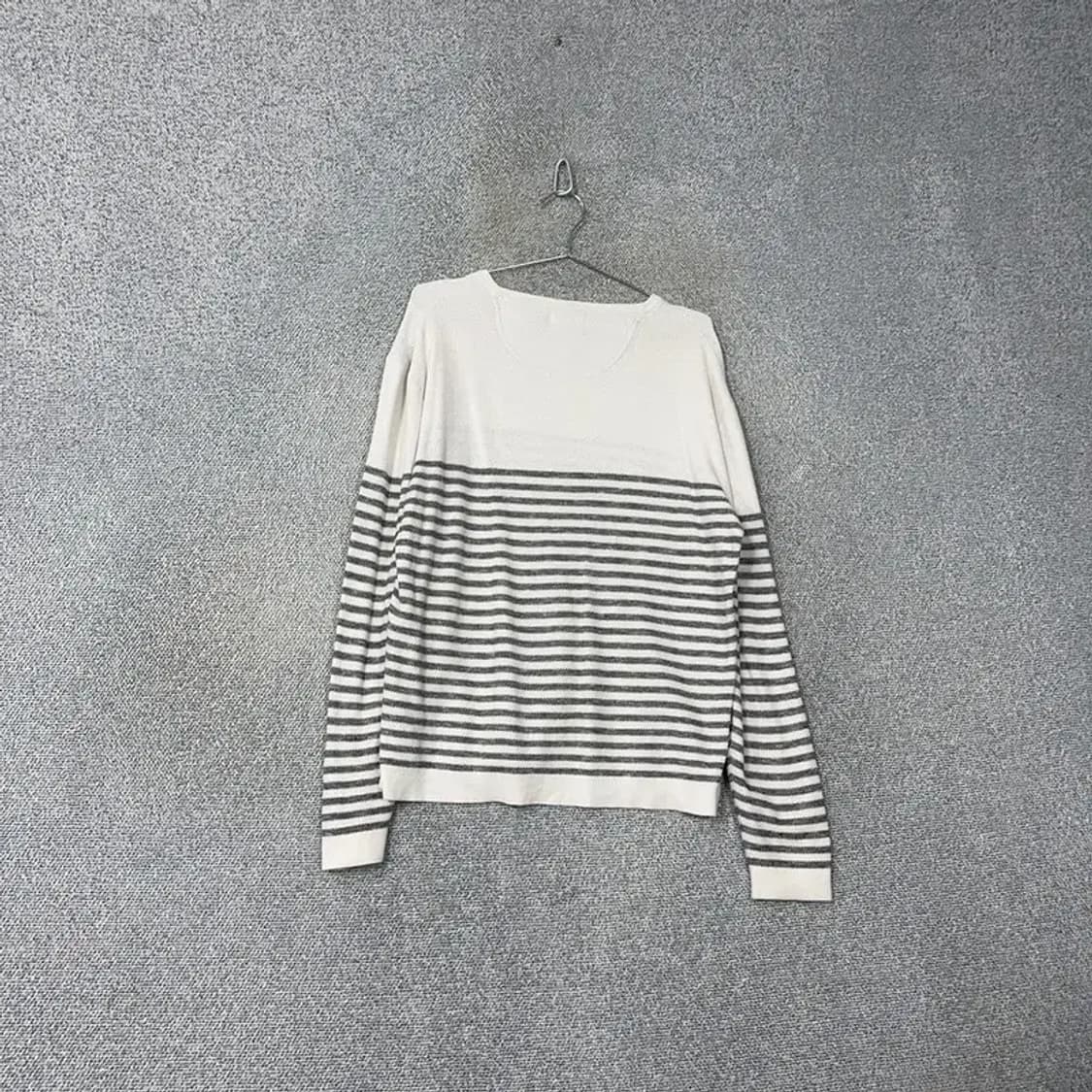 자라 스트라이프 코튼 니트 XL 상품이미지2
