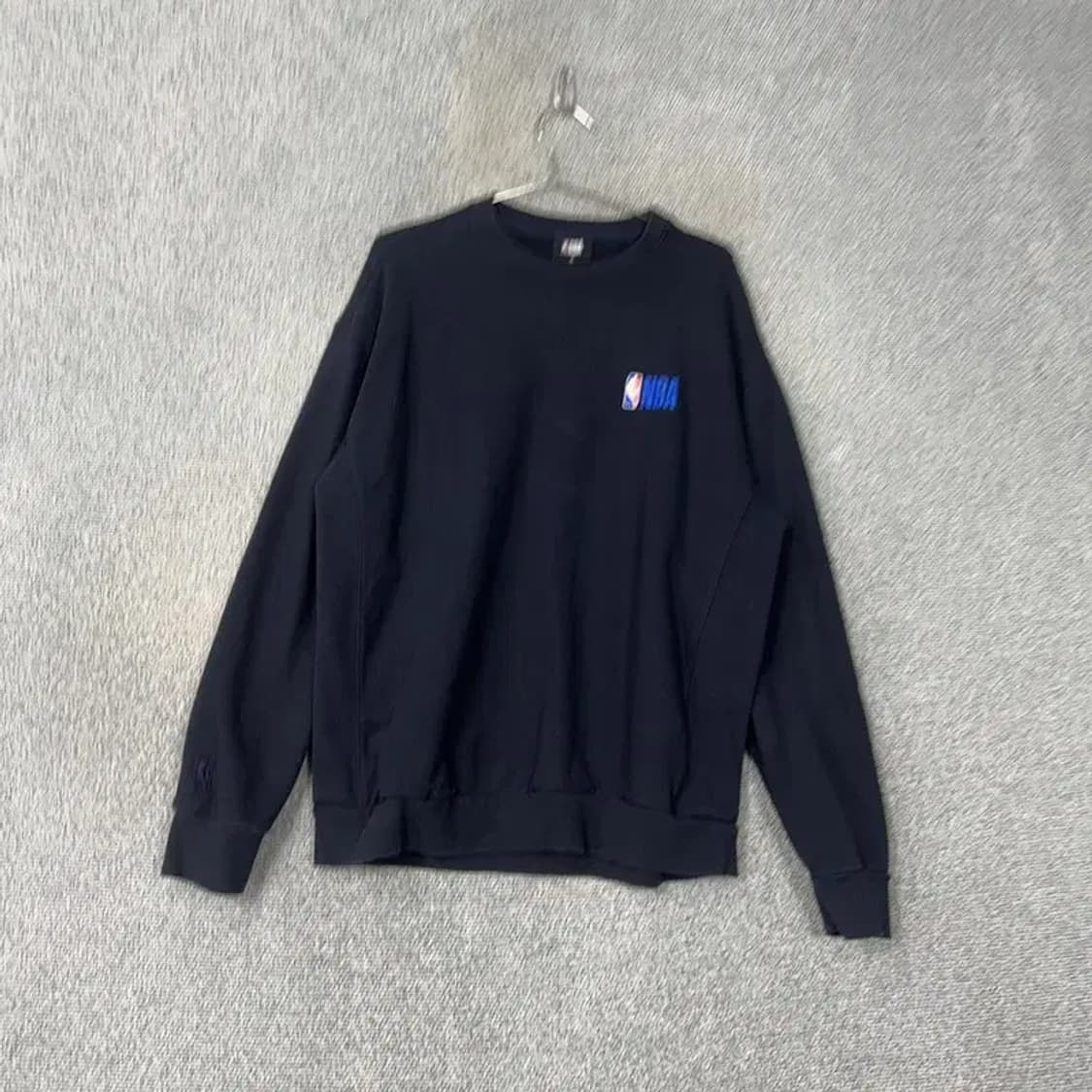 NBA 로고 네이비 맨투맨 XL 상품이미지1