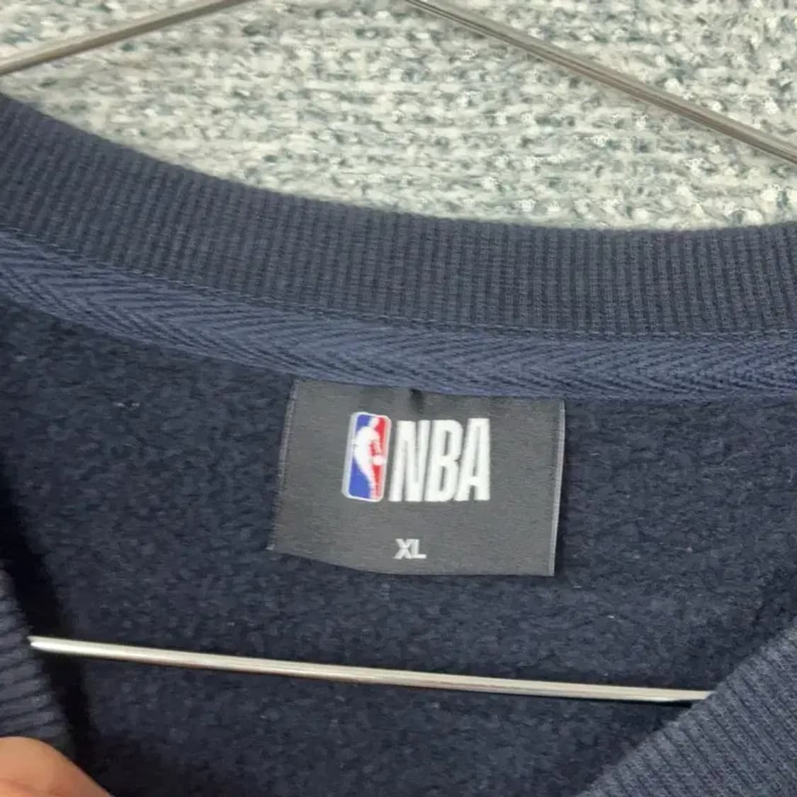 NBA 로고 네이비 맨투맨 XL 상품이미지3