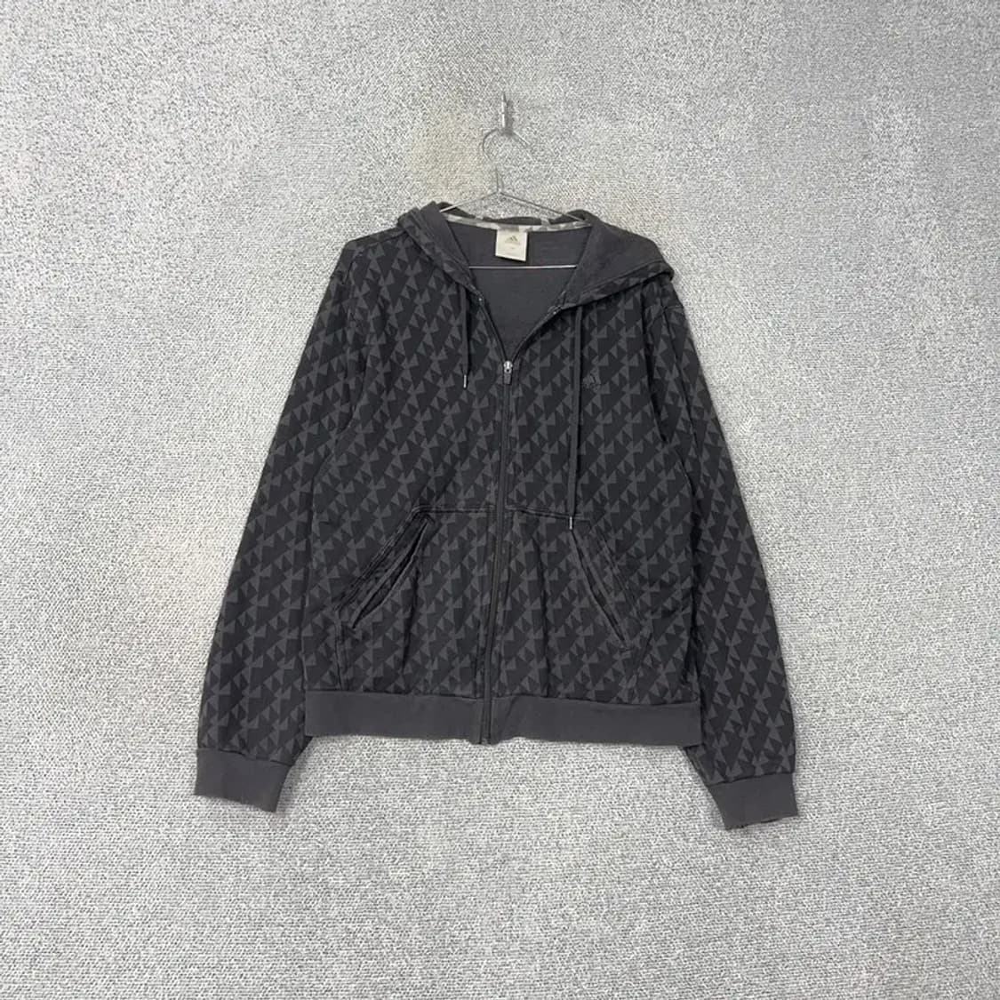 아디다스 패턴 그레이 후드집업 105 상품이미지1