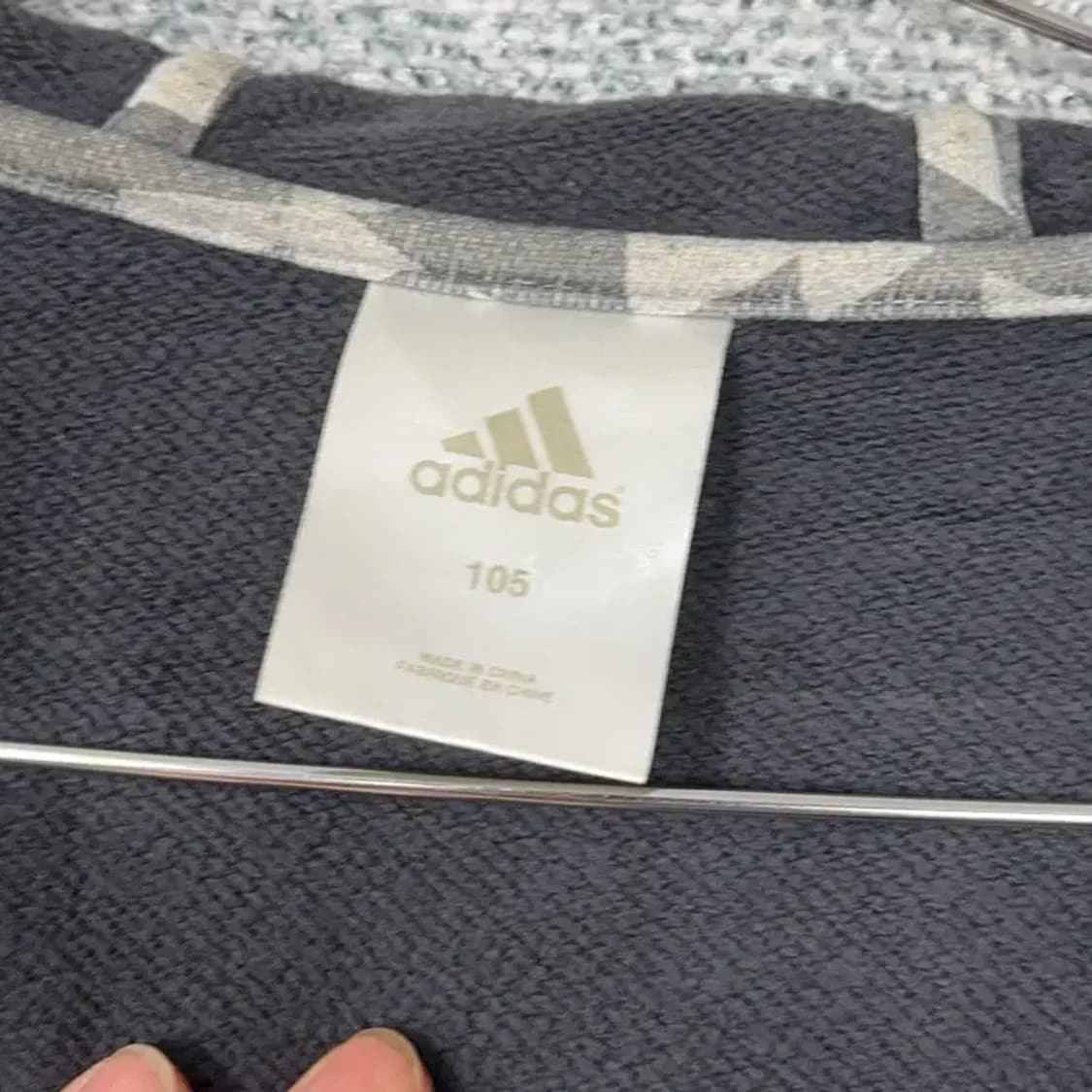 아디다스 패턴 그레이 후드집업 105 상품이미지3