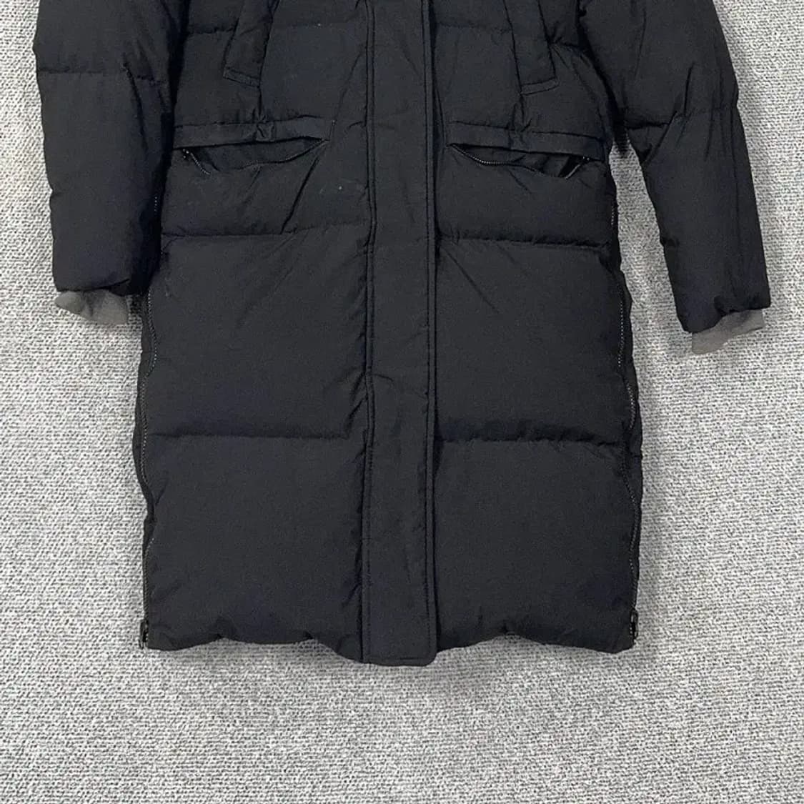 뉴발란스 로고 블랙 롱 패딩 S 상품이미지4
