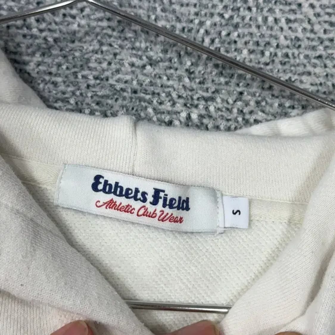 이뱃필드 크롭 로고 화이트 후드티 S 상품이미지4