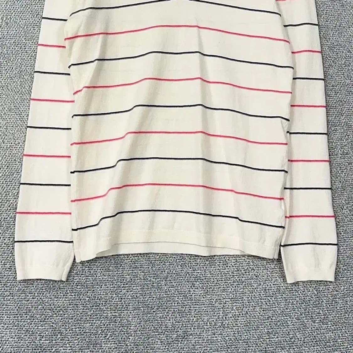 타미힐피거 브이넥 스트라이프 니트 M 상품이미지4