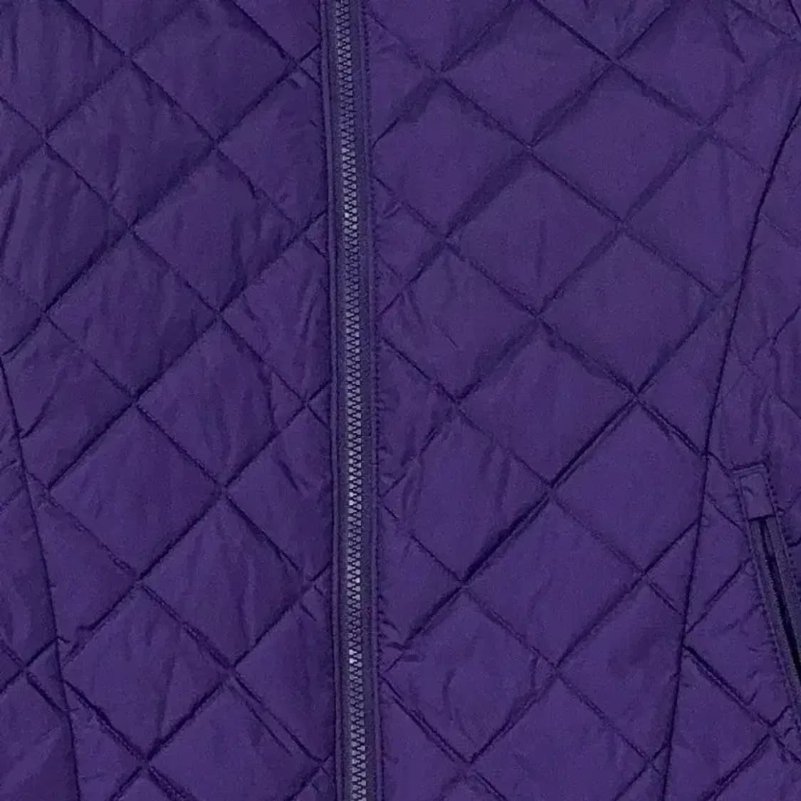 노스페이스 퍼플 카라 경량 패딩 M 상품이미지3