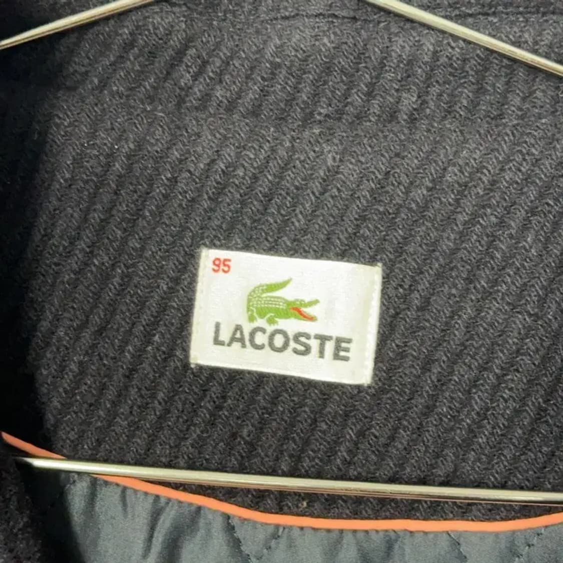 라코스테 여성 네이비 울 코트 95 상품이미지3