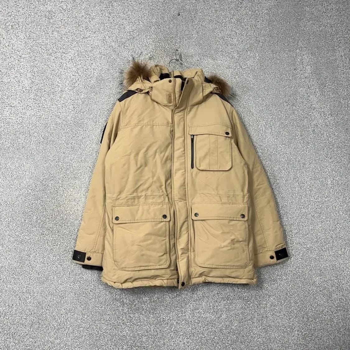 K2 구스다운 베이지 패딩 100 상품이미지1