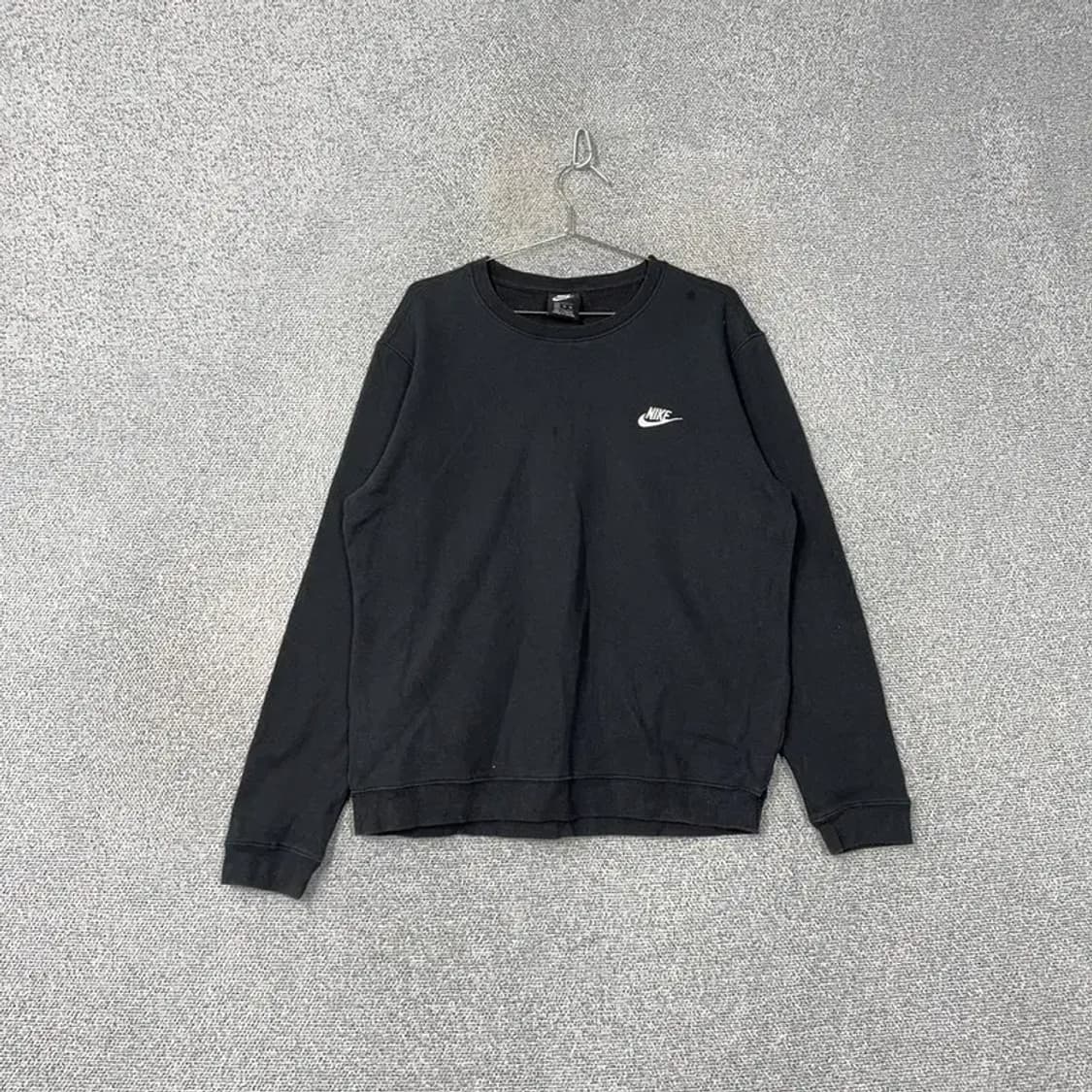 나이키 스우시 블랙 맨투맨 XL 상품이미지1