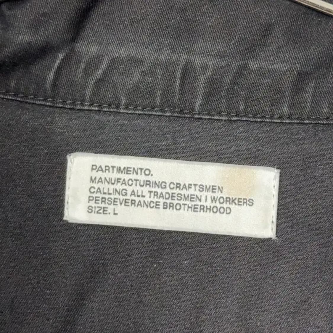 파르티멘토 블랙 바람막이 자켓 L 상품이미지3