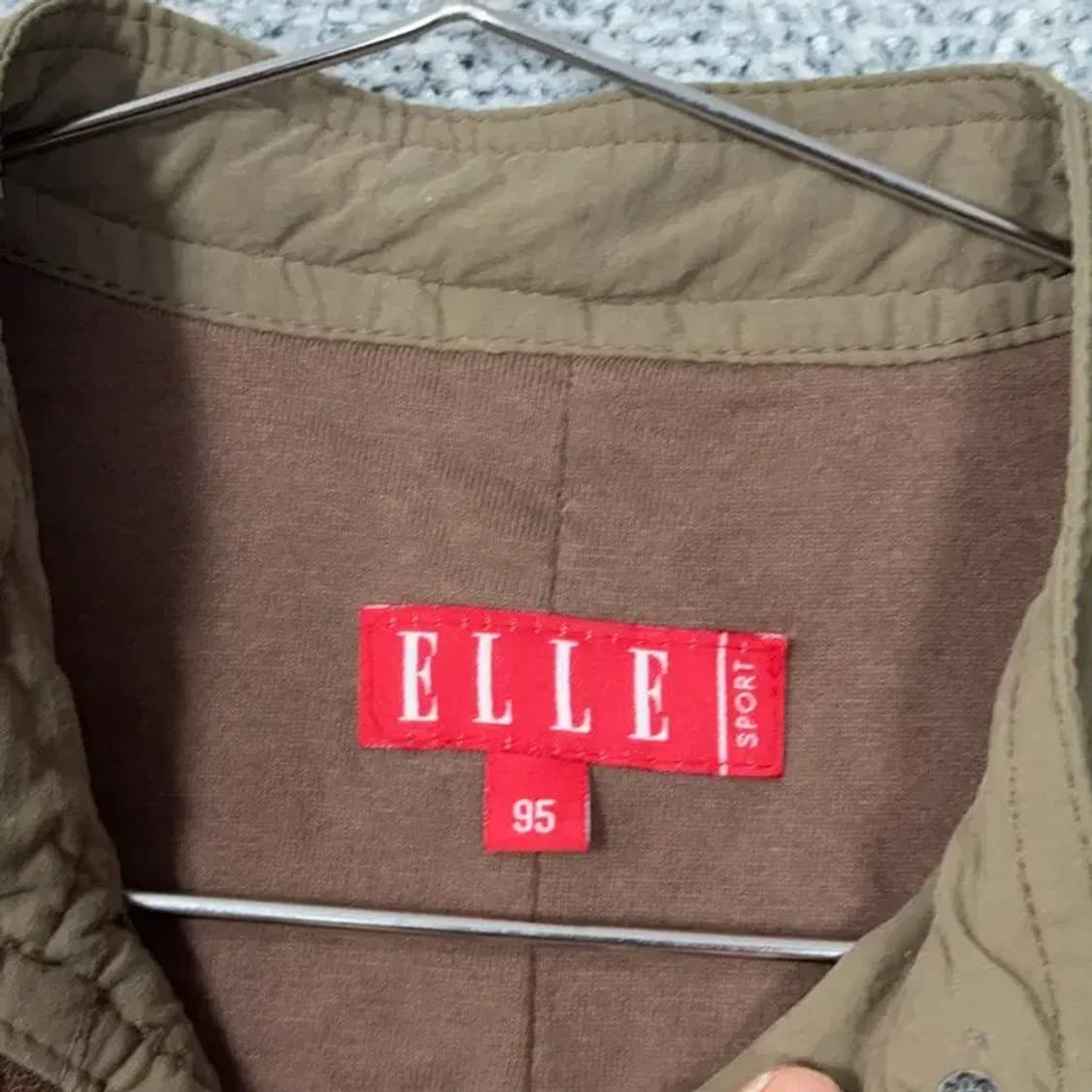 엘르 여성 코튼 브라운 자켓 95 상품이미지3