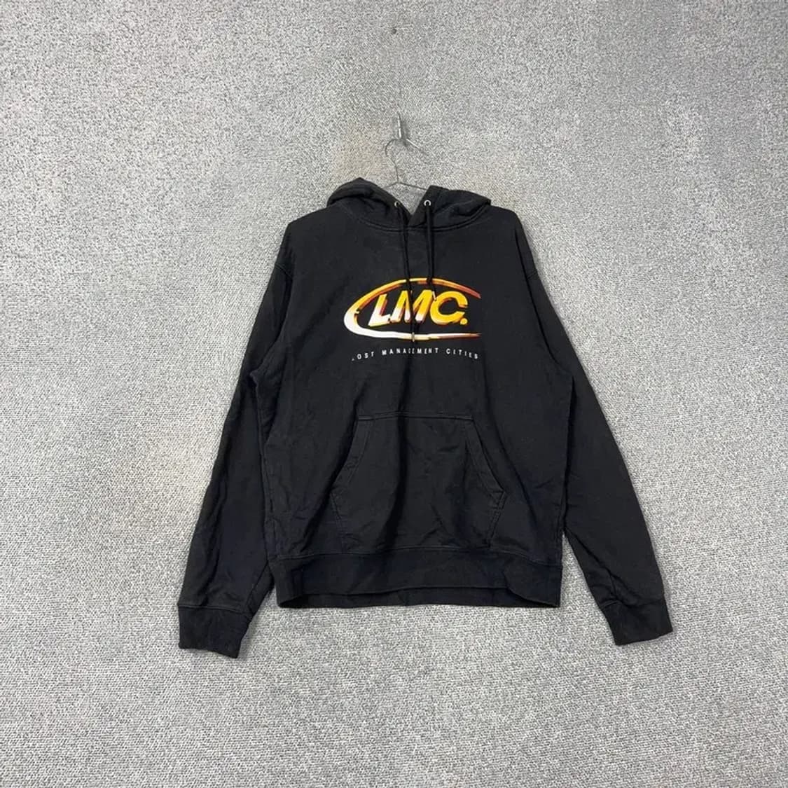 LMC 로고 프린팅 블랙 후드티 L 상품이미지1