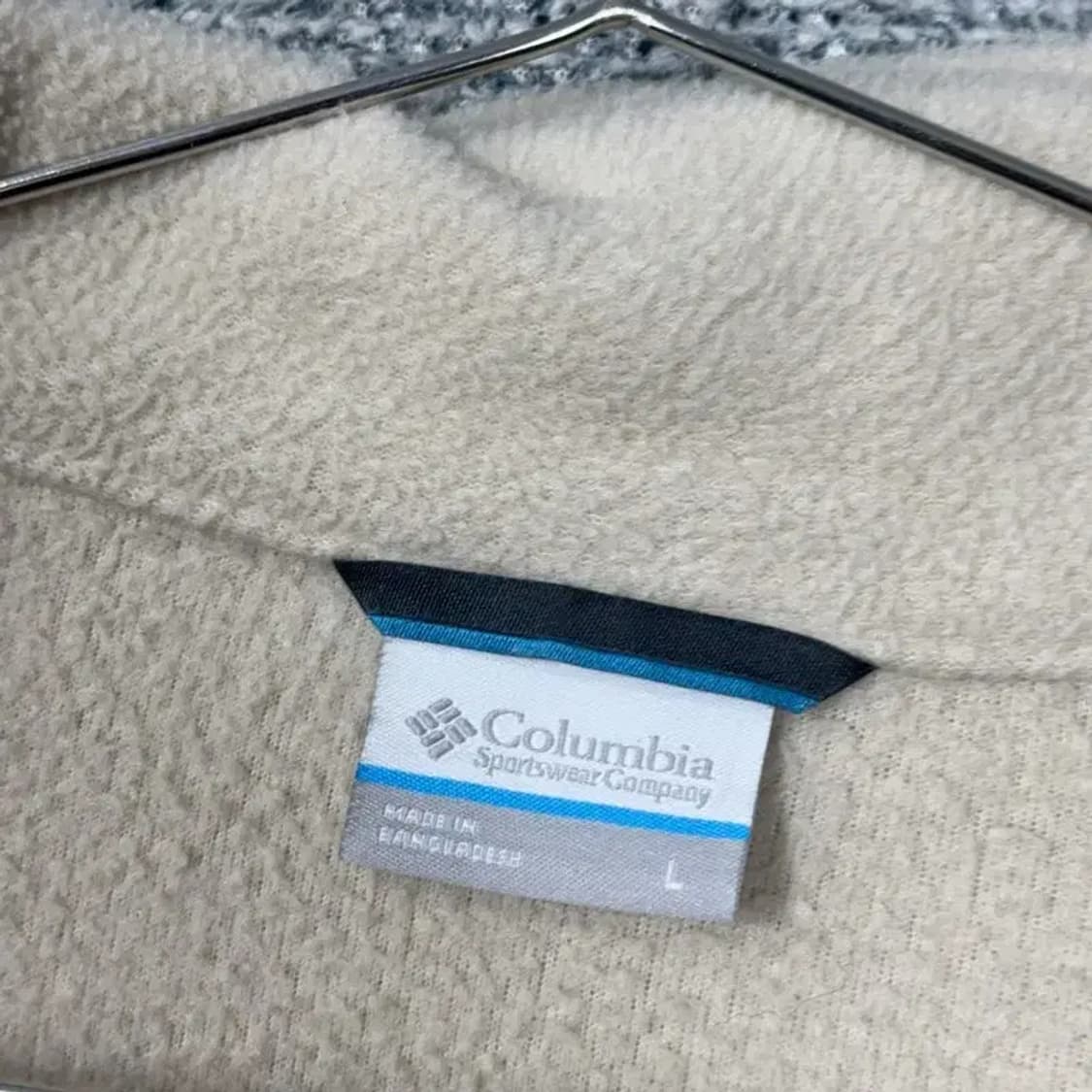 콜롬비아 플리스 베이지 후리스 L 상품이미지4