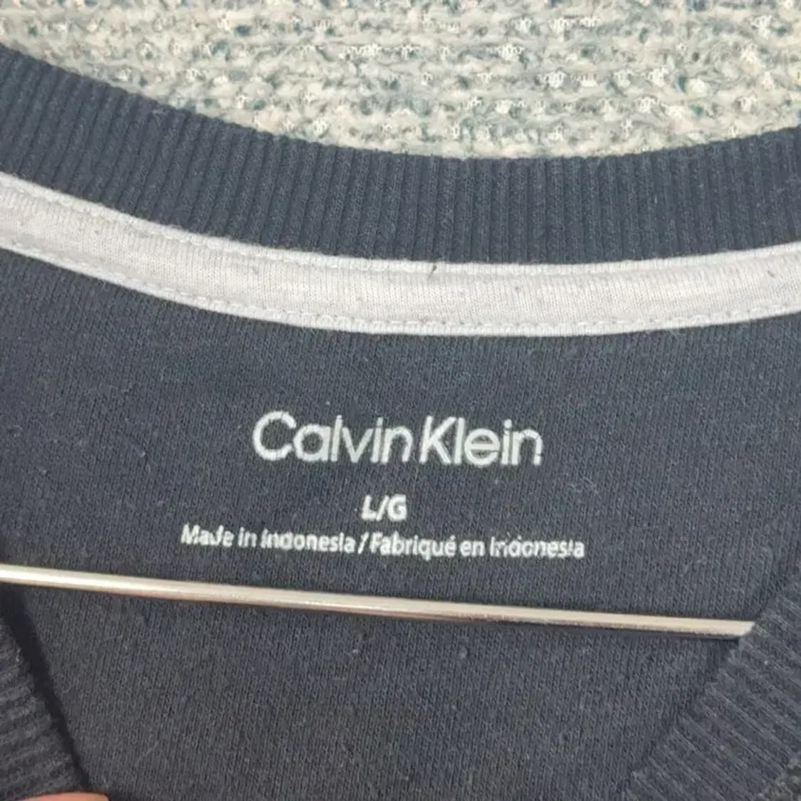 캘빈클라인 프린팅 로고 캐주얼 남성 맨투맨 L 상품이미지3