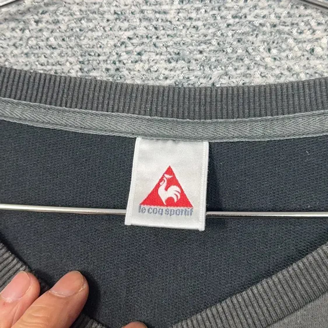 르꼬끄 스포츠 프린팅 로고 그레이 맨투맨 90 상품이미지3