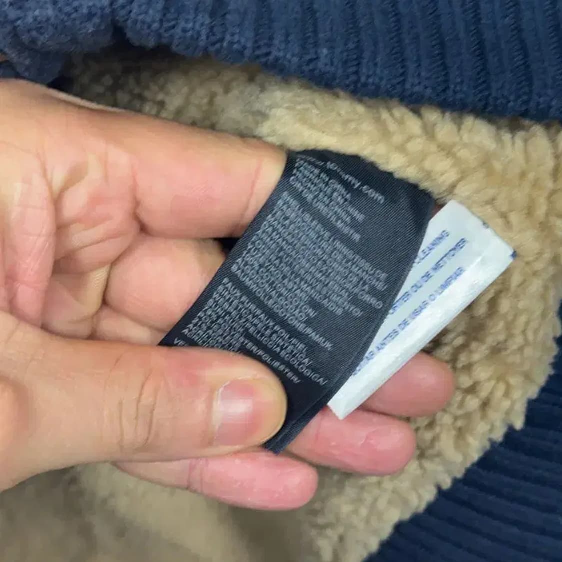 타미힐피거 네이비 로고 코튼 반집업 니트 집업 S 상품이미지6