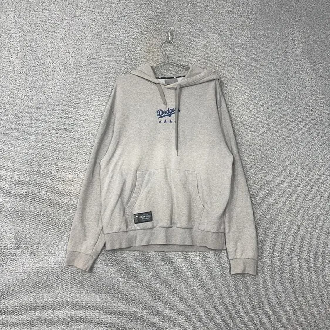MLB LA다저스 로고 그레이 후드티 100 상품이미지1