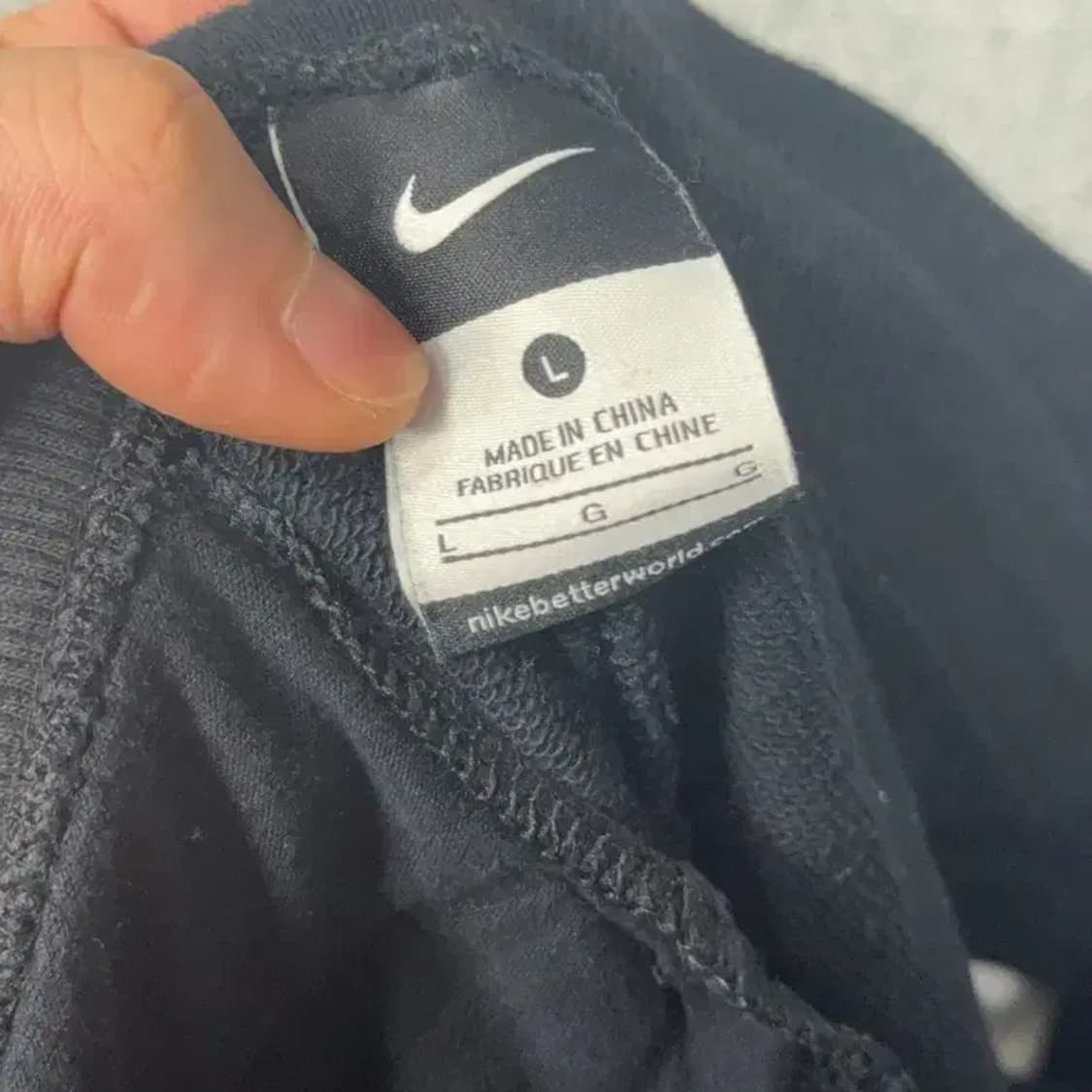 나이키 올블랙 밴딩 트레이닝 팬츠 L 상품이미지6