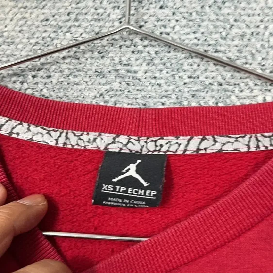 조던 점프맨 레드 맨투맨 XS 상품이미지3