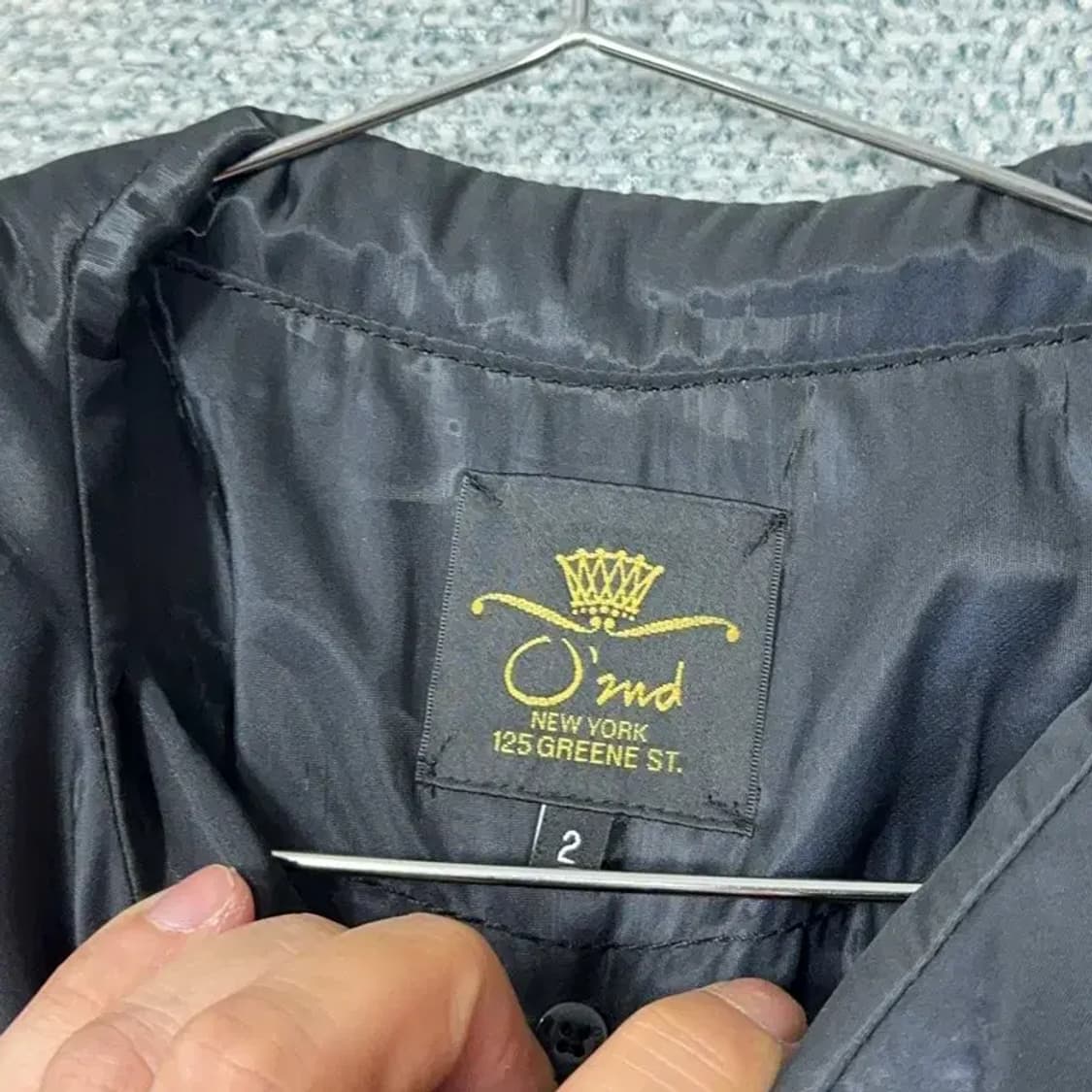 한섬 오즈세컨 여성 블랙 벨티드 코트 55 상품이미지5