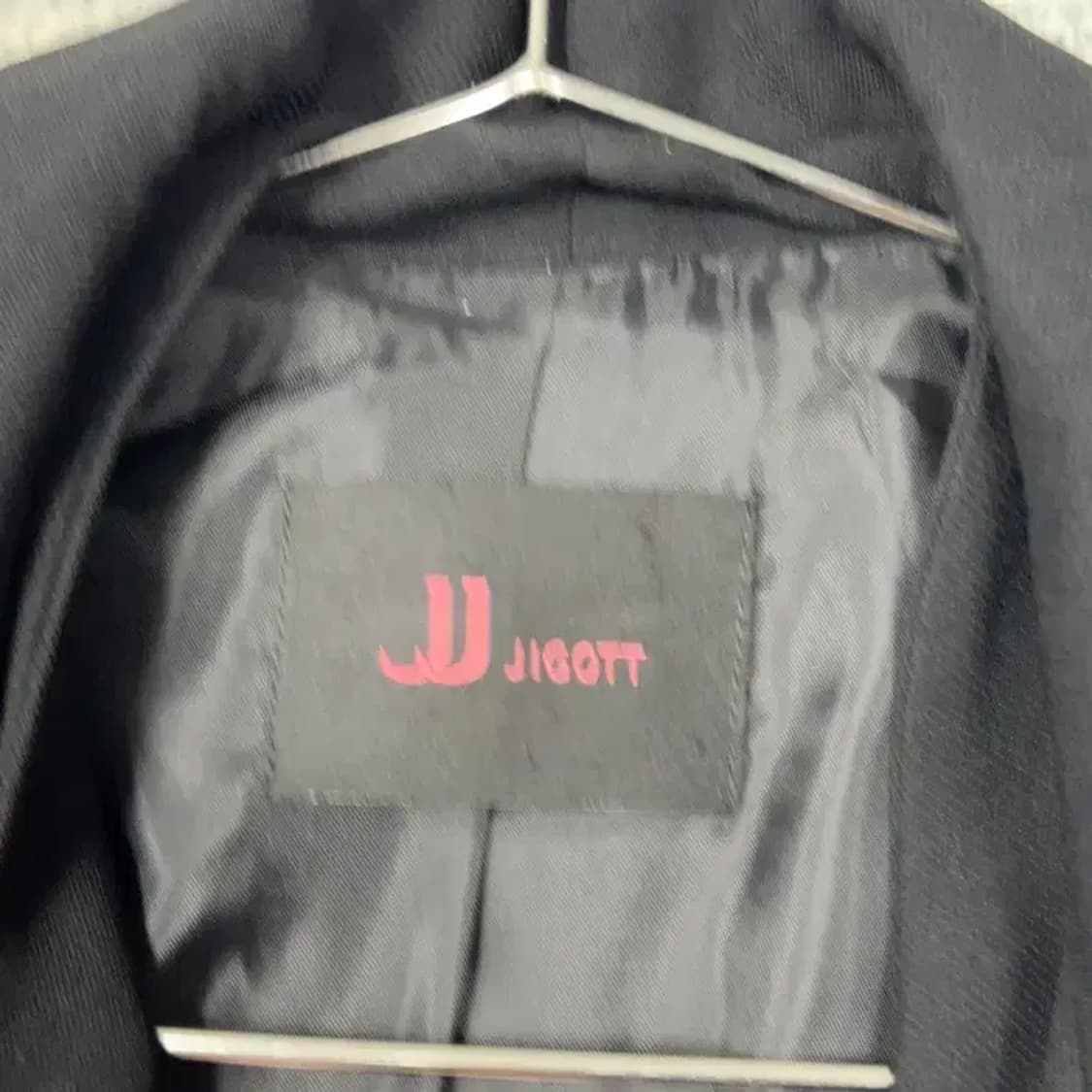 지고트 여성 블랙 벨티드 코트 85-88-155 상품이미지5