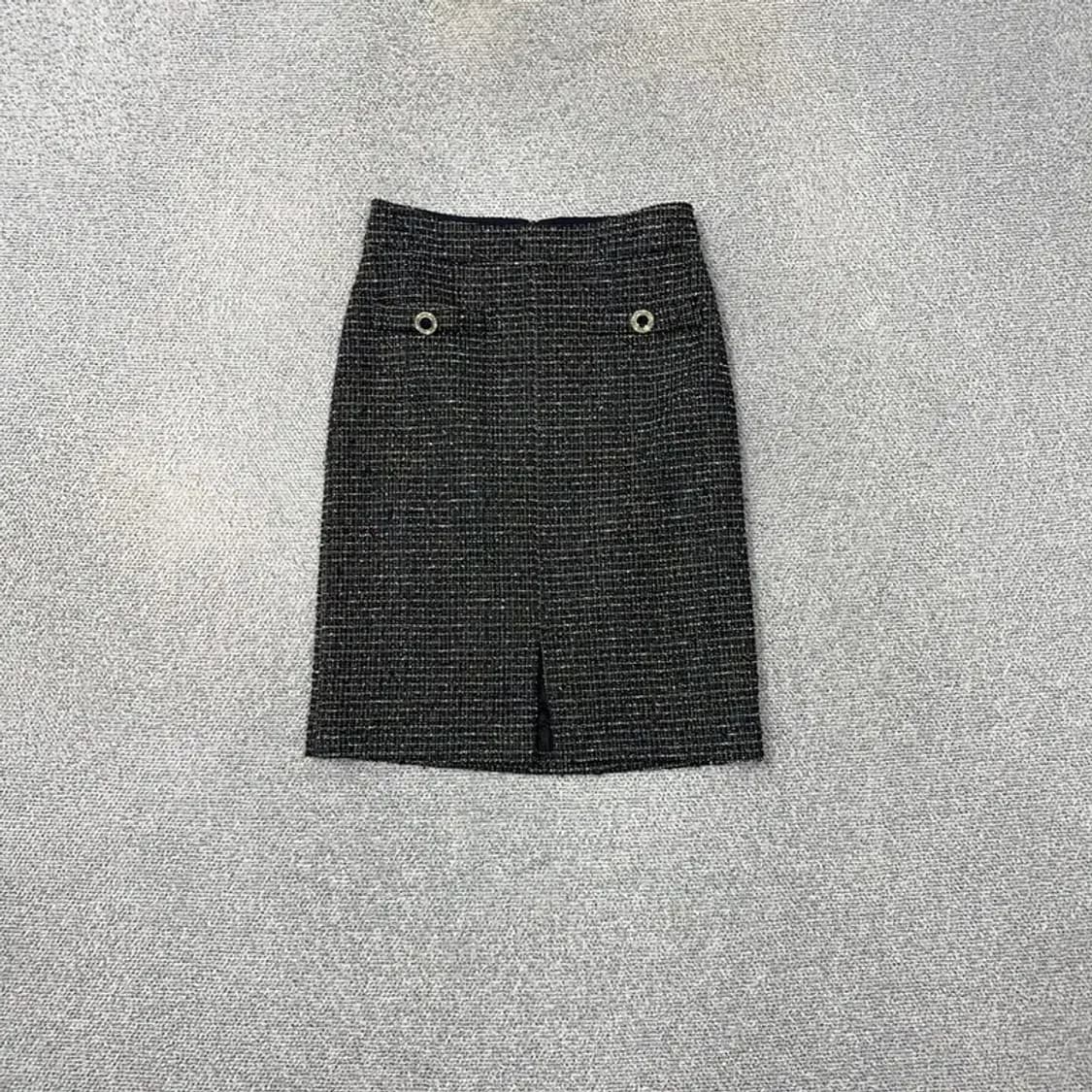 잇미샤 럭셔리 체크 블랙 스커트 25 상품이미지2