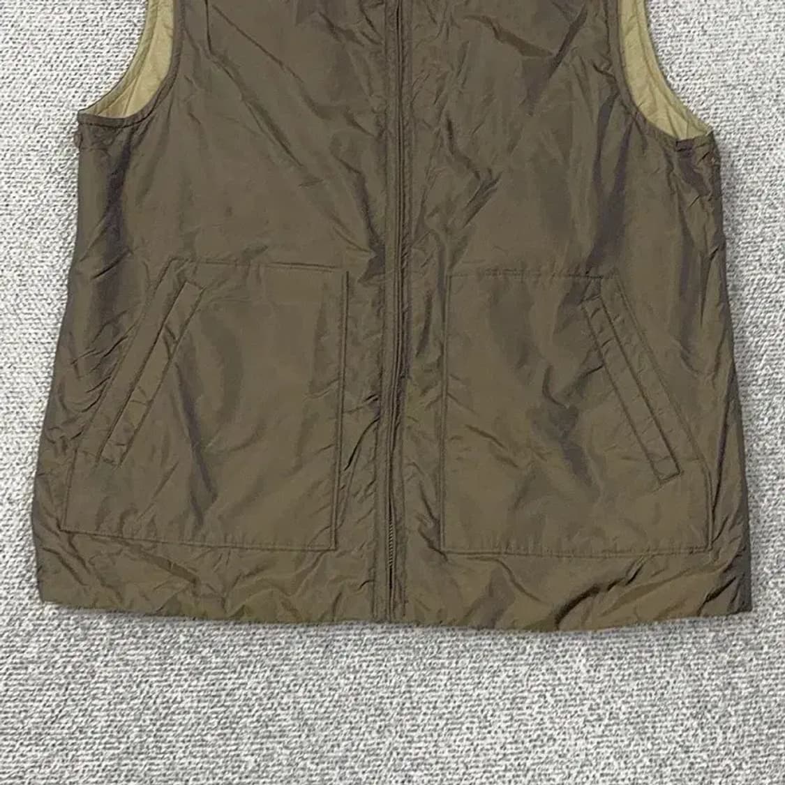 핸리코튼 남성 카키 우븐 조끼 S 상품이미지4