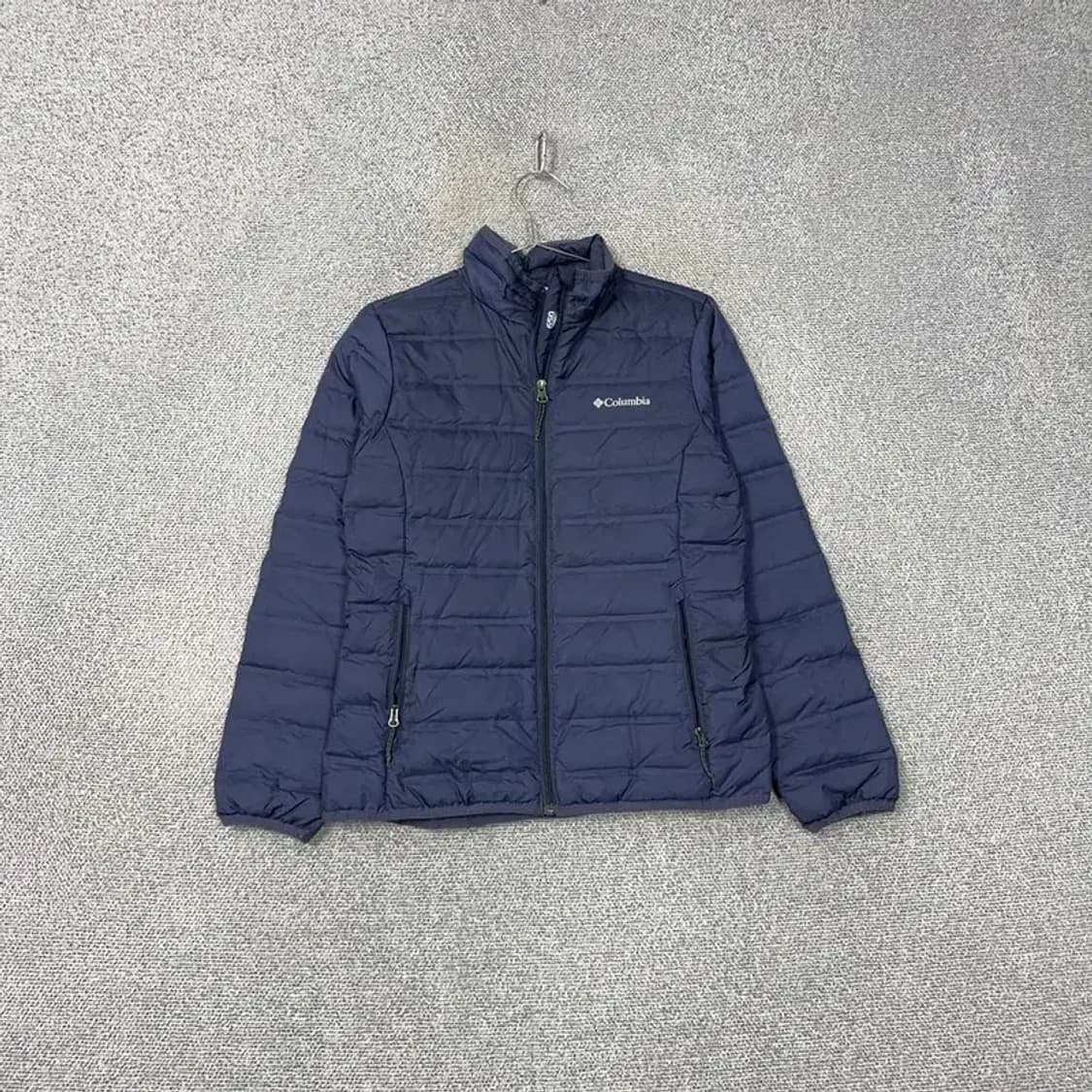 콜롬비아 여성 네이비 경량 패딩 M 상품이미지1