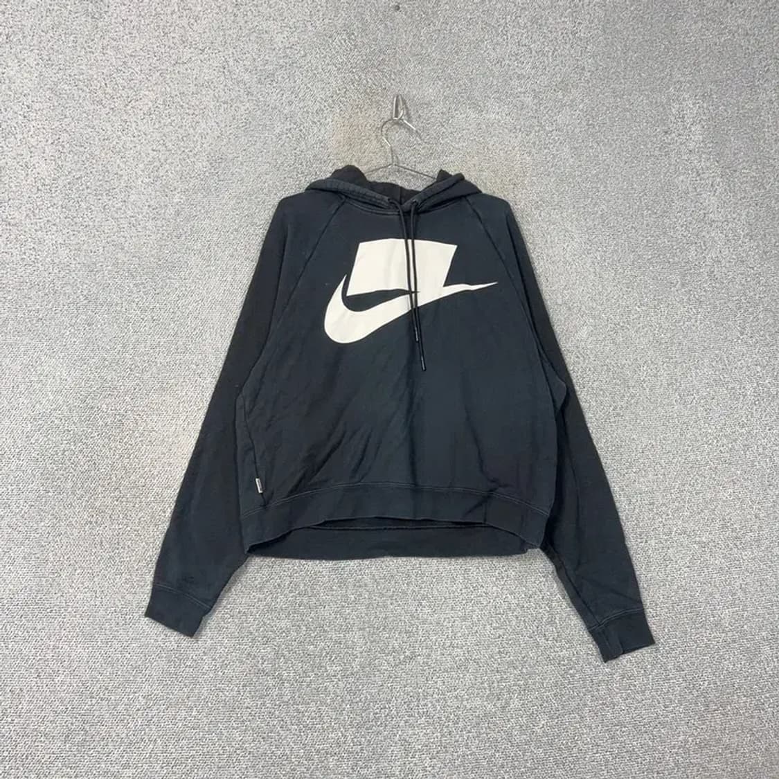 나이키 빅로고 프린팅 블랙 후드티 S 상품이미지1
