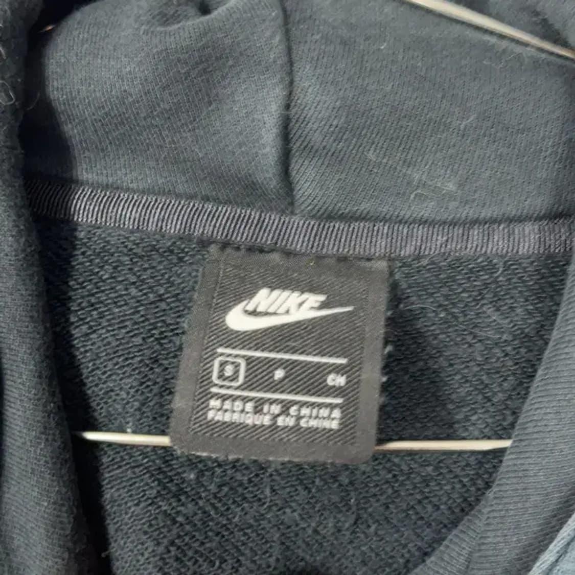 나이키 빅로고 프린팅 블랙 후드티 S 상품이미지3