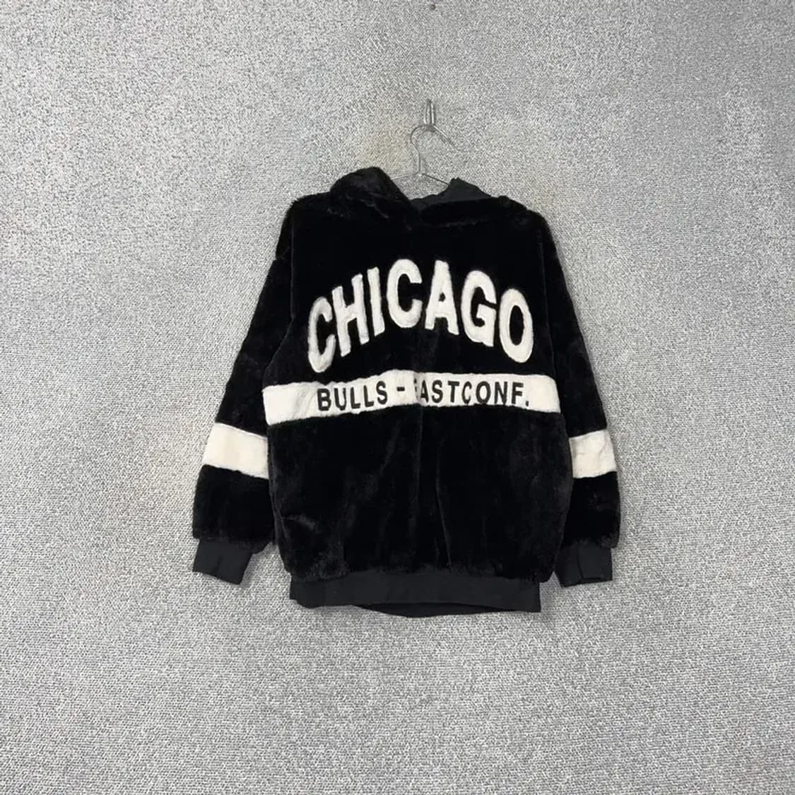 NBA 시카고불스 양털 블랙 후드티 XS 상품이미지1