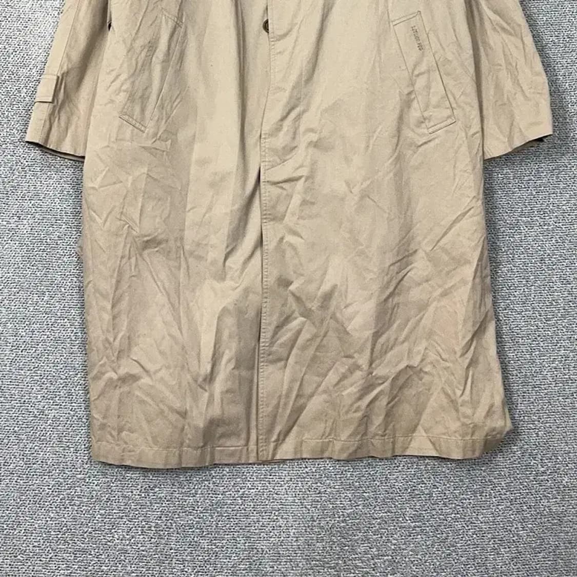 런던포그 빈티지 오버핏 베이지 트렌치코트 100 상품이미지4