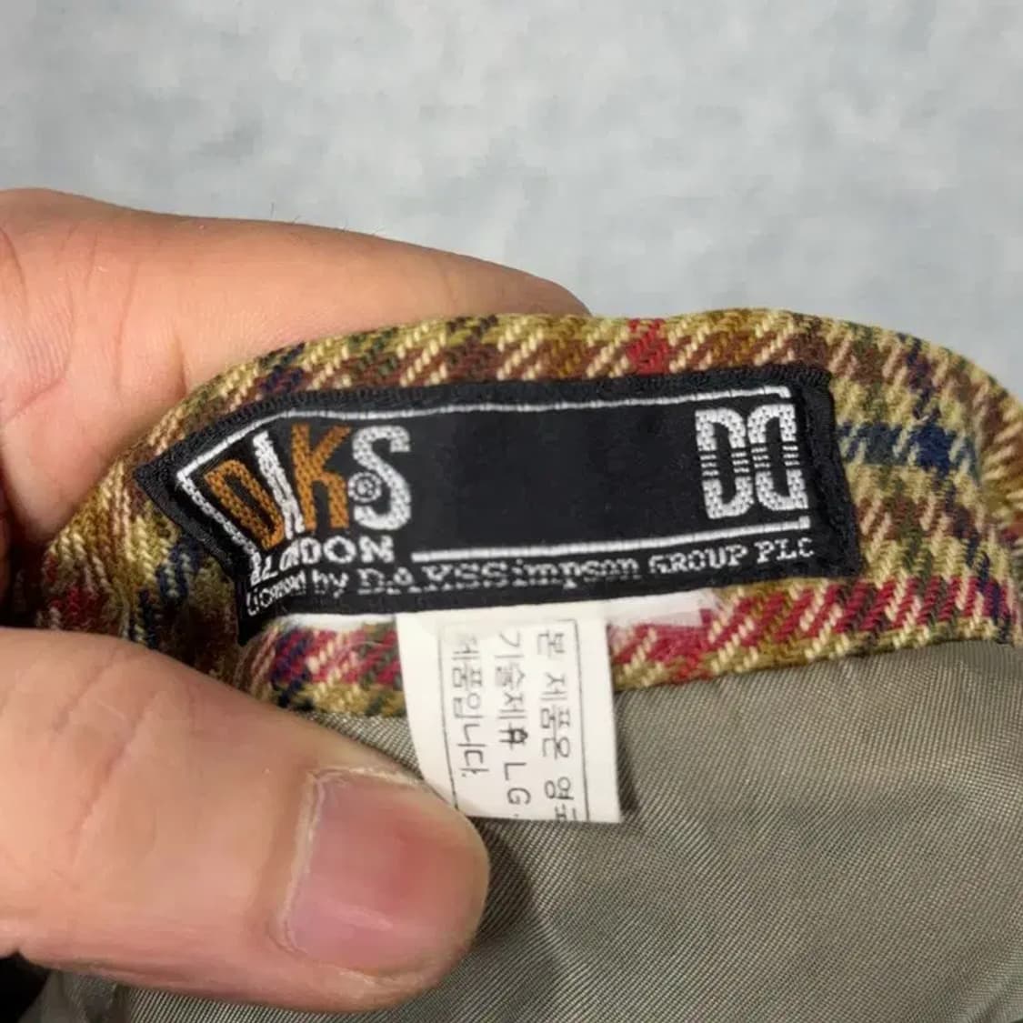 닥스 남성 빈티지 체크 슬랙스 30-31 상품이미지5