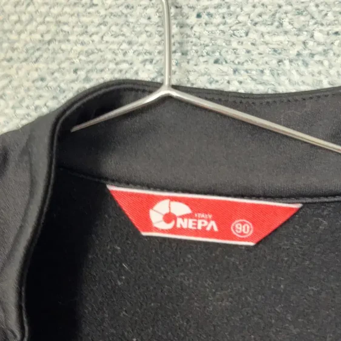 네파 로고 기능성 등산 반집업 긴팔티 90 상품이미지3